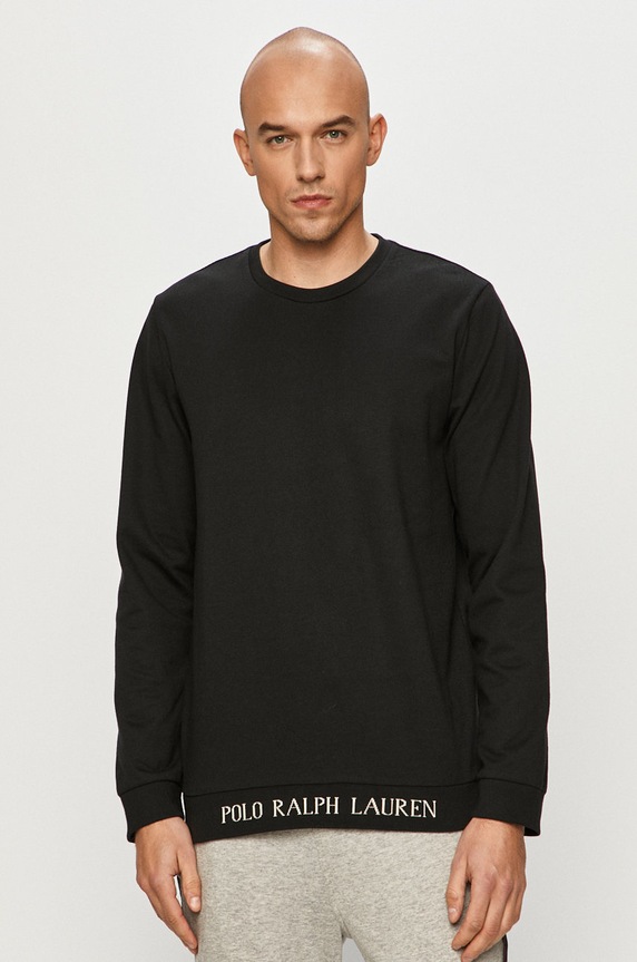 Polo Ralph Lauren - Longsleeve 714804803002 regular czarny 714804803002