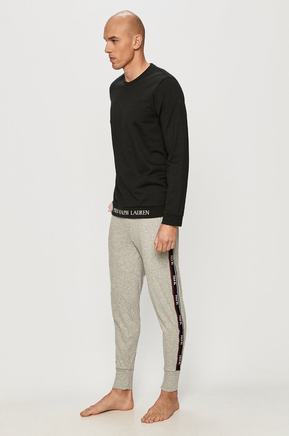 Polo Ralph Lauren - Longsleeve 714804803002 714804803002 czarny AW20