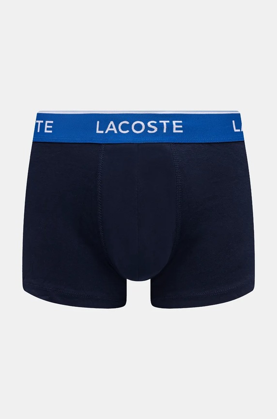 Îmbrăcăminte Lacoste boxeri 3-pack 5H3401 albastru