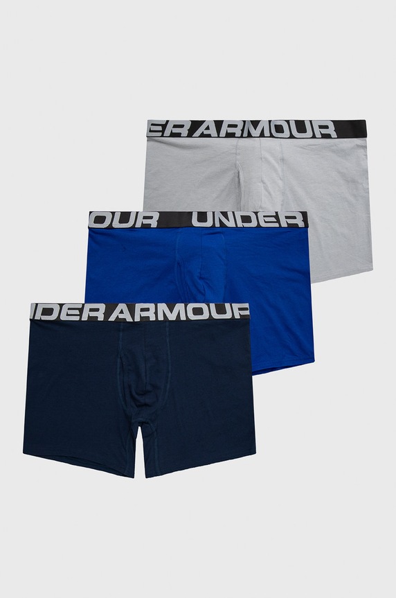 Under Armour - Μποξεράκια (3-pack) εφαρμοστό σορτς μπόξερ σκούρο μπλε 1363617