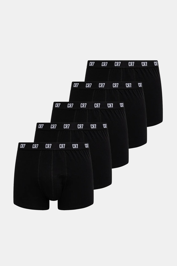 CR7 Cristiano Ronaldo - Bokserki (5-pack) dzianina czarny 8106.49.2900
