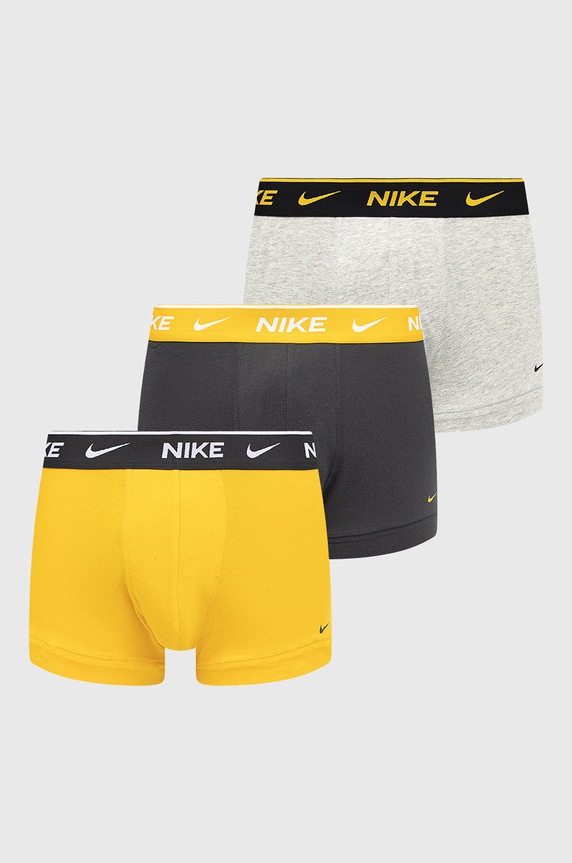 Boxerky Nike (3-pak) pletenina žltá KE1008