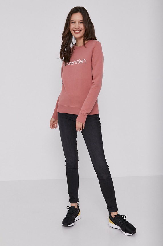 Calvin Klein - Bluza bawełniana K20K202157 K20K202157 różowy AA00