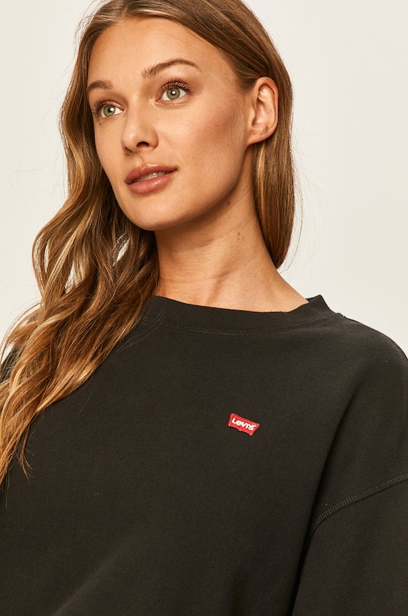 Levi's - Суичър черен 24688.0006