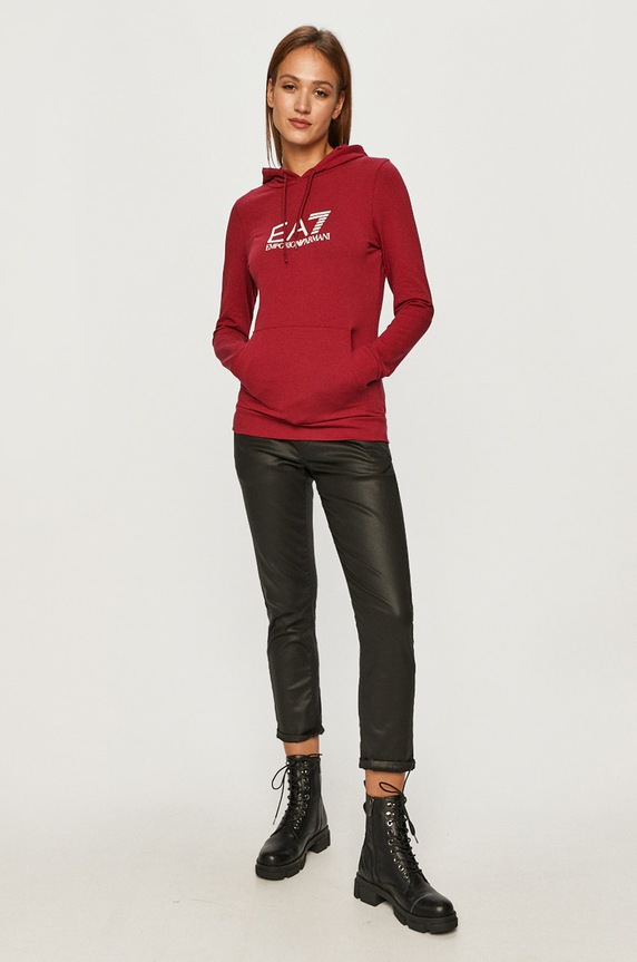 EA7 Emporio Armani - Mikina 8NTM40.TJ31Z ružová AA00