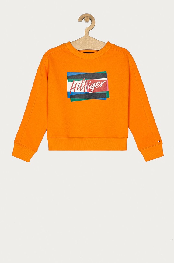 Tommy Hilfiger - Bluza dziecięca 110-176 cm pozostałe pomarańczowy KG0KG05220