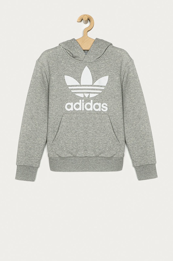 adidas Originals - Bluza dziecięca 128-164 cm GE1979 z kapturem szary GE1979