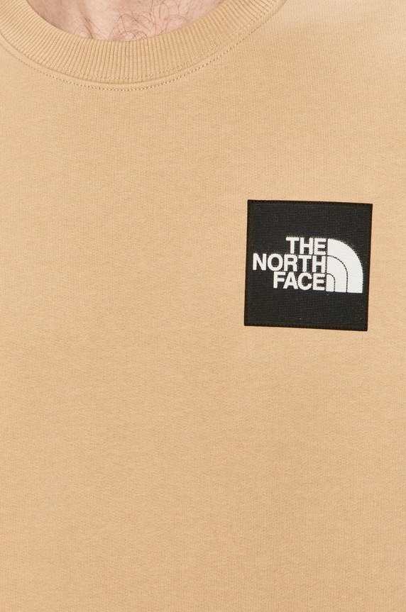 The North Face - Bavlněná mikina NF0A4SYXH7E1 hnědá
