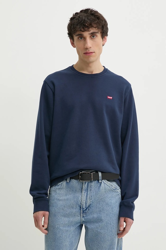 Levi's - Mikina bavlna tmavomodrá 35909.0001