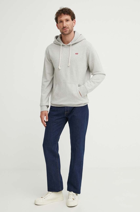 Levi's - Mikina 34581.0000 sivá AW22