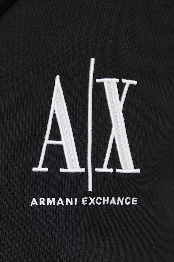 Armani Exchange bluza bawełniana 8NZMPP.ZJ1ZZ czarny