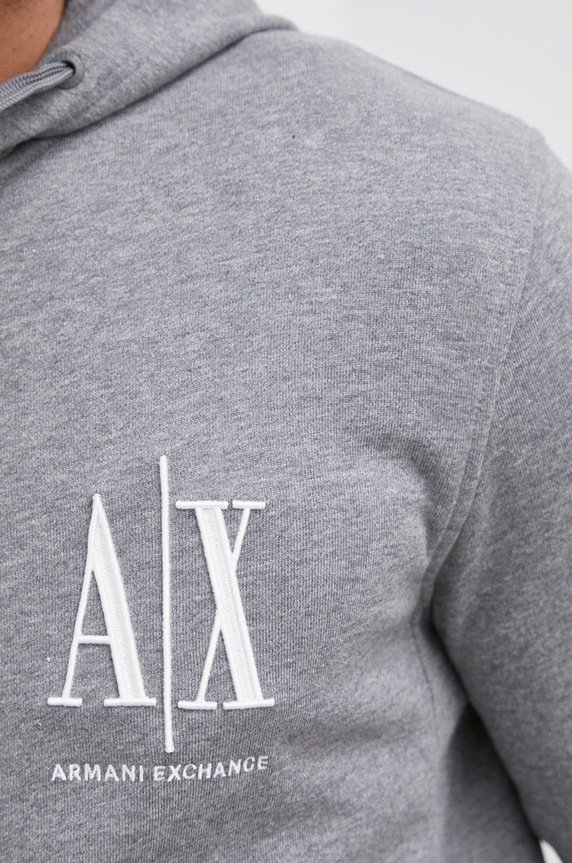 Armani Exchange bluza bawełniana 8NZMPP.ZJ1ZZ szary