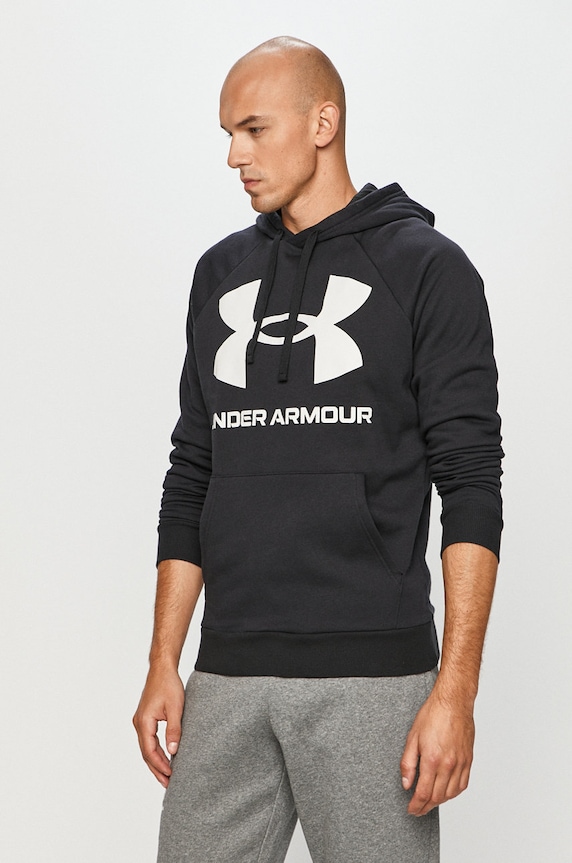 Under Armour - Μπλούζα με κουκούλα μαύρο 1357093.001