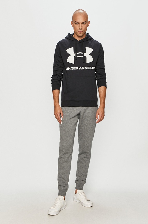 Under Armour - Μπλούζα 1357093.001 μαύρο SS21