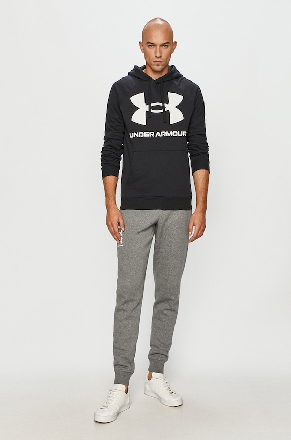 Under Armour - Μπλούζα 1357093.001 μαύρο SS21