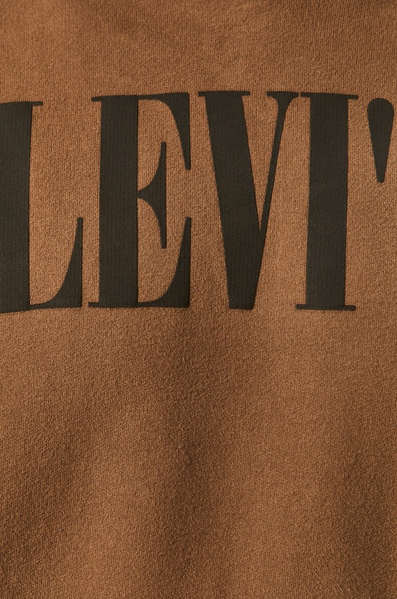 Levi's - Bavlnená mikina 38479.0012 hnedá