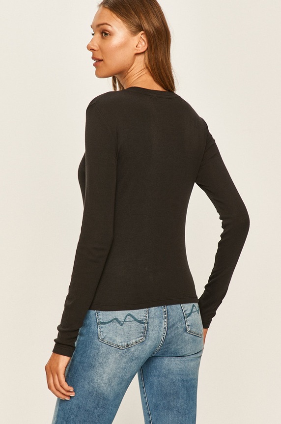 Ρούχα Levi's longsleeve 69555.0014 μαύρο