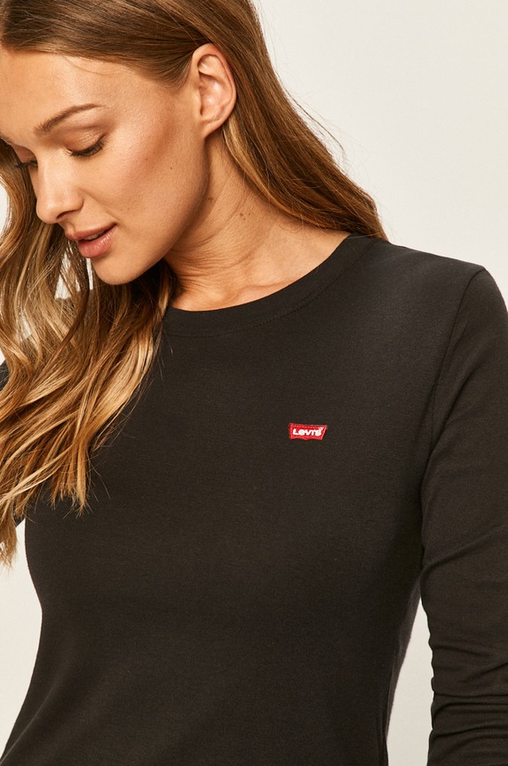 Levi's longsleeve μαύρο 69555.0014