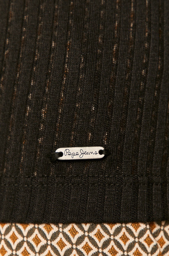 Pepe Jeans - Longsleeve Deborah czarny PL504618