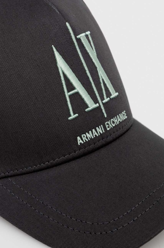 Armani Exchange pamut baseball sapka 954047.CC811.NOS zöld AA00