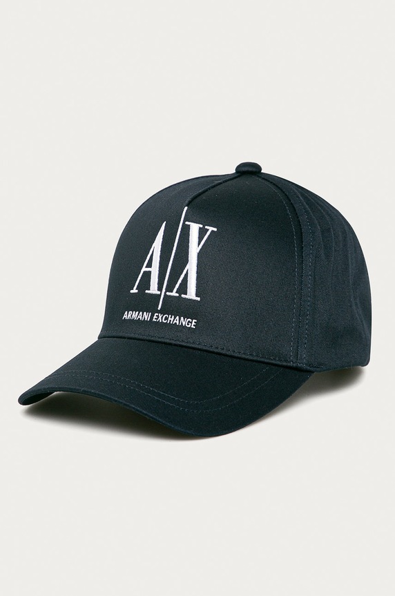 Bavlnená šiltovka Armani Exchange bavlna tmavomodrá 954047.CC811.NOS