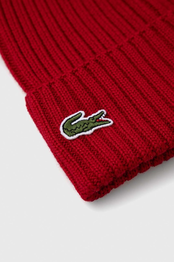 Accessories Lacoste wool beanie RB4162 maroon