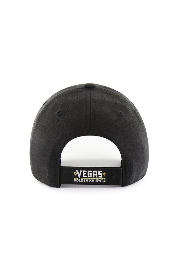 47 brand - Czapka NHL Vegas Golden Knights H.MVP31WBV.BK czarny AW20