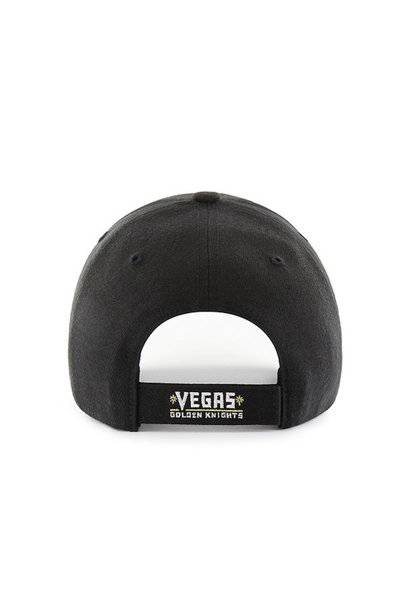 47 brand - Czapka NHL Vegas Golden Knights H.MVP31WBV.BK czarny AW20