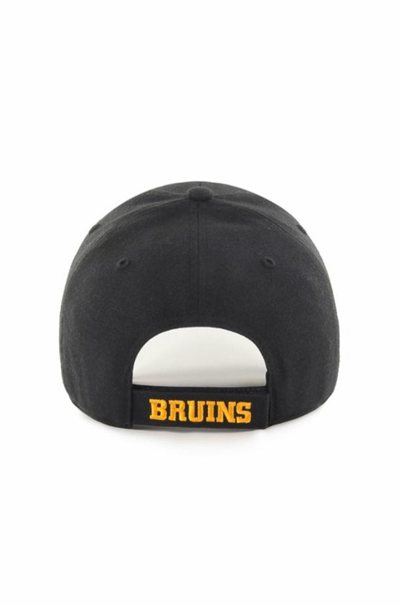 47 brand - Czapka NHL Boston Bruins HVIN.MVP01WBV.BK33 czarny AW20