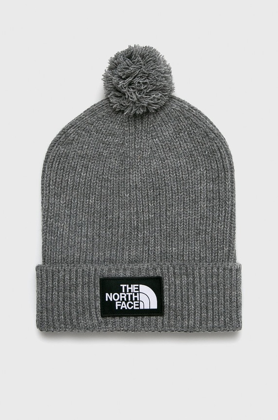 The North Face - Czapka aplikacja szary NF0A3FN3DYY1