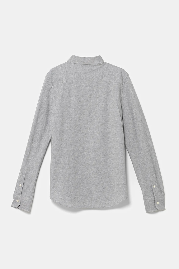 Polo Ralph Lauren - Βαμβακερό πουκάμισο 211664427021 γκρί AA00