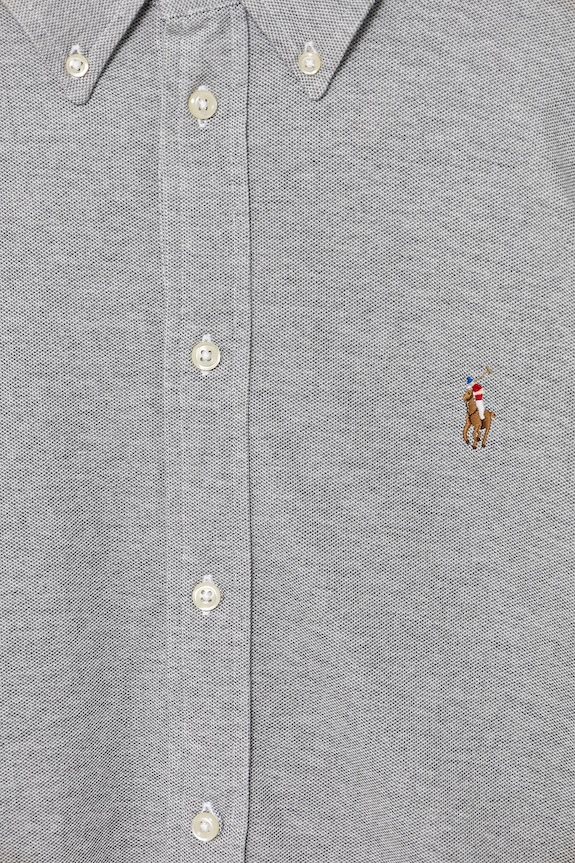 Ρούχα Polo Ralph Lauren - Βαμβακερό πουκάμισο 211664427021 γκρί