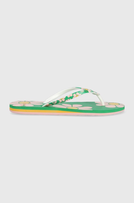Roxy japonki syntetyczny zielony ARJL100870