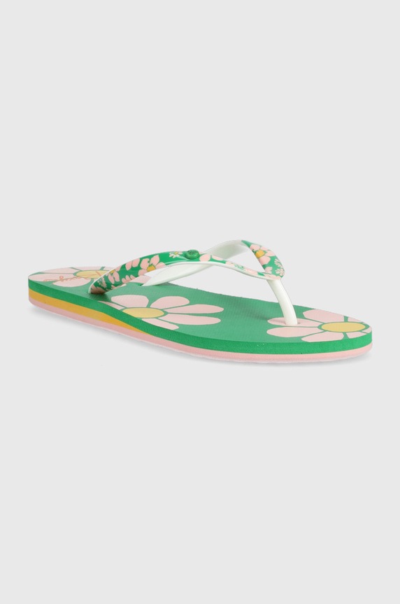 Roxy japonki ARJL100870 zielony AW23