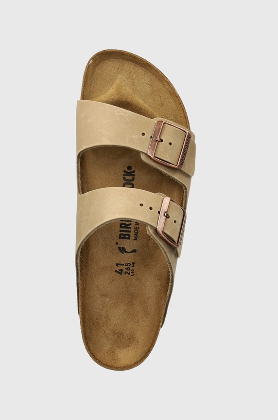 Birkenstock nubuk papucs Arizona barna 352203