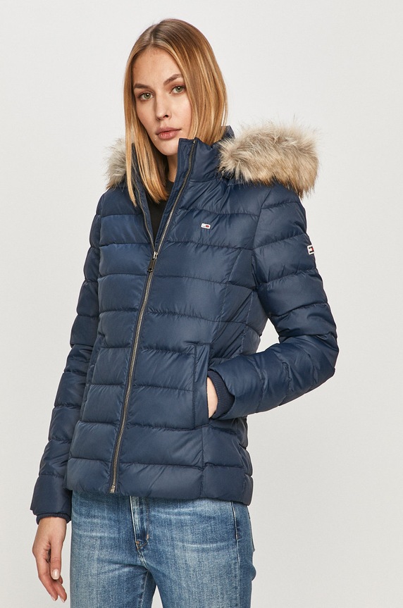 Tommy Jeans kurtka puchowa pozostałe granatowy DW0DW08588