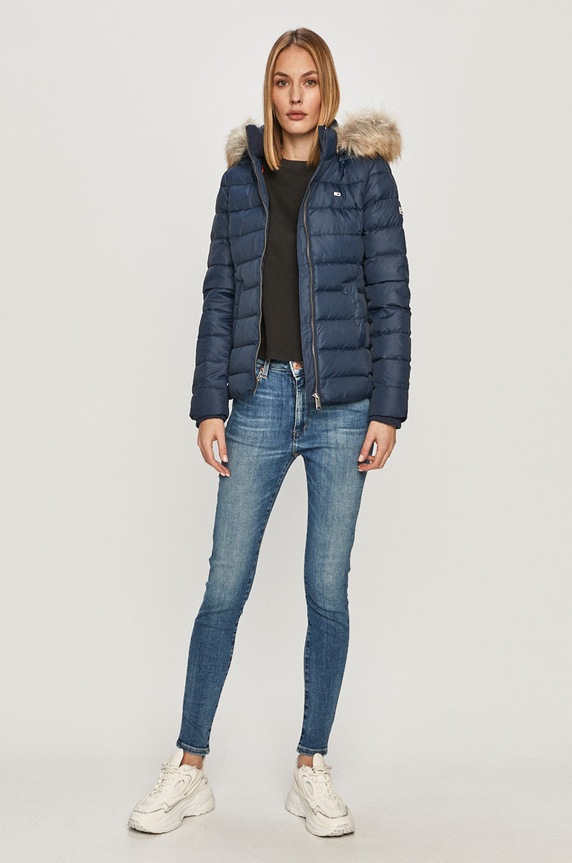 Tommy Jeans kurtka puchowa DW0DW08588 granatowy AW23