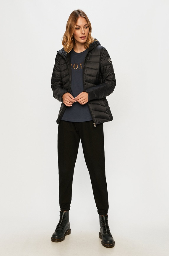 Roxy - Rövid kabát ERJJK03388 fekete AW22