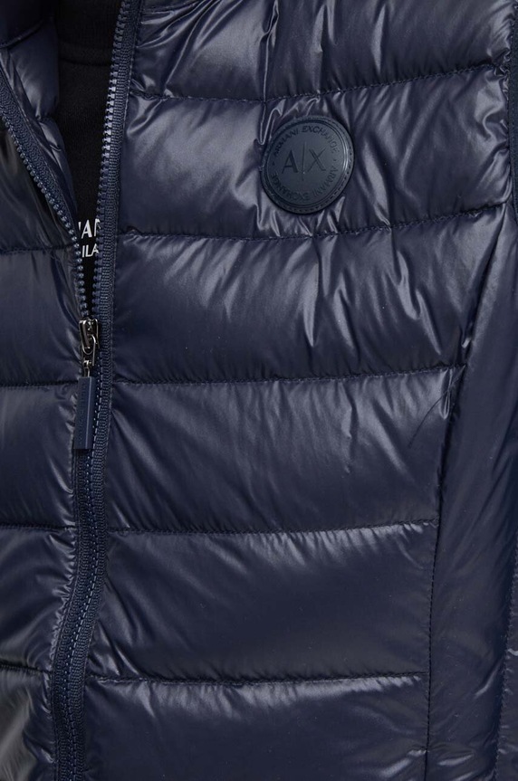 Armani Exchange bezrękawnik puchowy 8NYQ01.YNM4Z granatowy