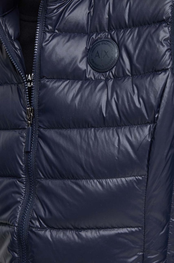Armani Exchange bezrękawnik puchowy 8NYQ01.YNM4Z granatowy