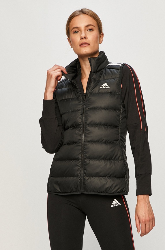 Športni brezrokavnik s puhom adidas Performance Izolirana črna GH4586