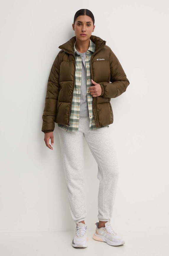 Columbia rövid kabát 1864781 zöld AW23