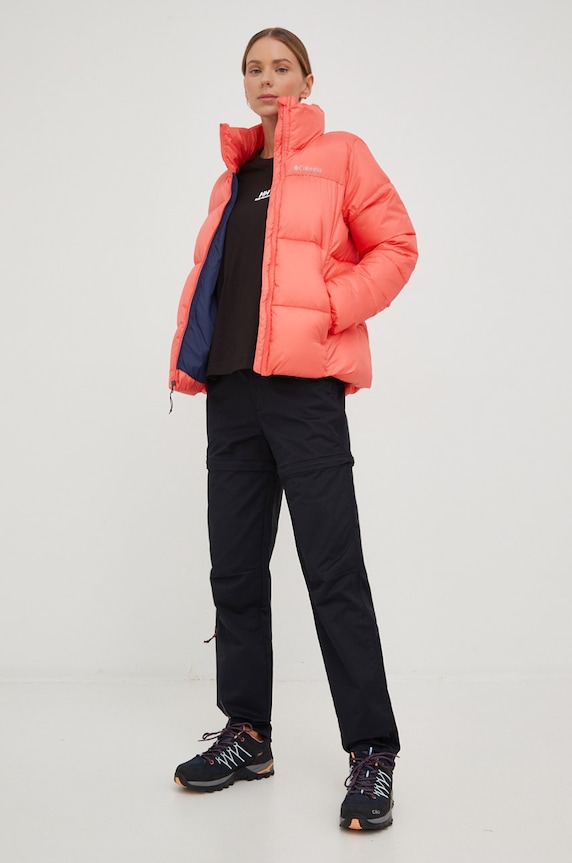 Columbia geacă Puffect Jacket 1864781 portocaliu AW23