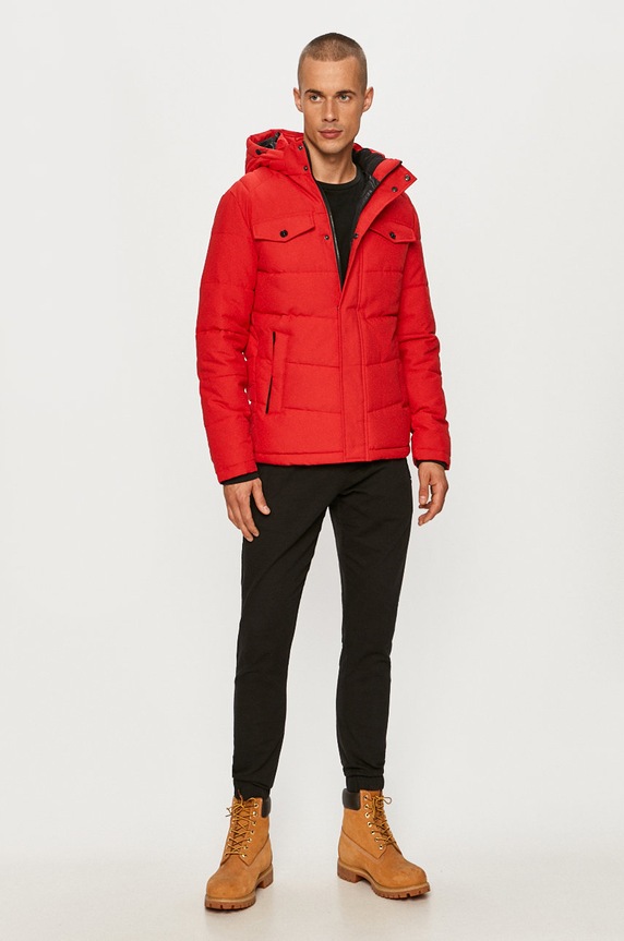 Jack & Jones kurtka 12173872 czerwony AA00