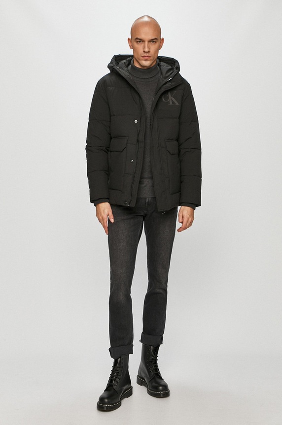 Calvin Klein Jeans - Kurtka J30J316622 J30J316622 czarny AW20