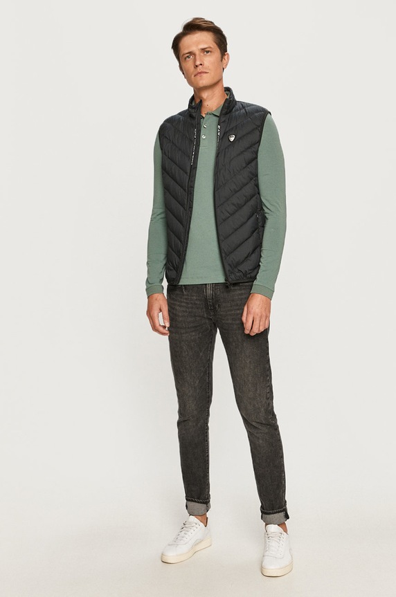 EA7 Emporio Armani Bezrękawnik puchowy 8NPQ03.PNE1Z 8NPQ03.PNE1Z granatowy AA00