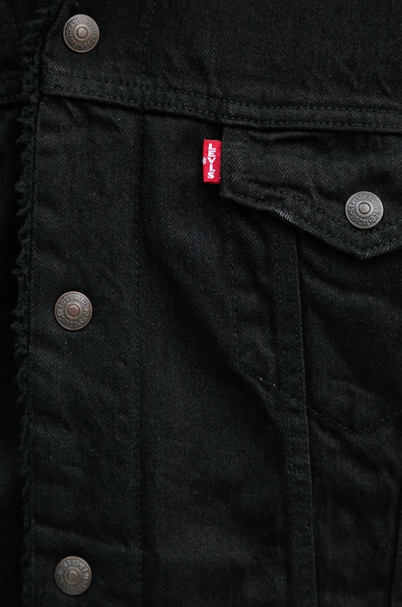 Levi's - Rifľová bunda 16365.0100 čierna
