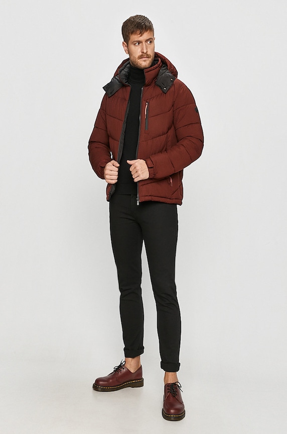 Scotch & Soda - Geaca 158288 burgundia AW20