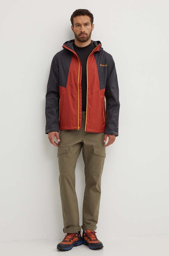 Columbia szabadidős kabát Inner Limits II 1893991 piros AW23