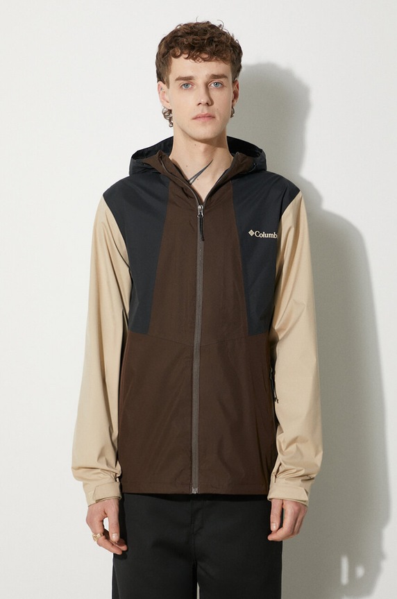 Columbia jachetă de exterior Inner Limits Ii cu gluga maro 1893991